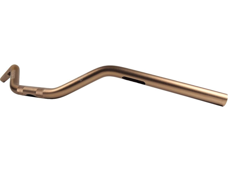 Harley Davidson-Performance Club-Style Moto mid bar aluminum handlebar 3-hole bronze