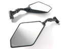 Mirror rear view mirror square M10 [stock item] - Yamaha Kawasaki Suzuki-1