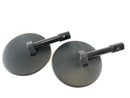 Handlebar end mirror Ø10cm E-tested set pair as new-3