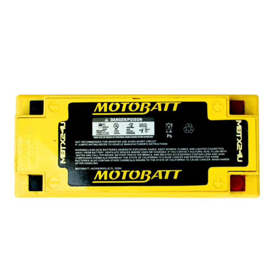 ARCTIC CAT 4 STROKE TOURING 660 [2002-2003] - MBTX24U Yellow 12v25Ah 350CCA