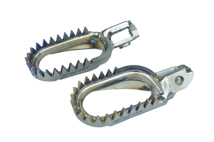 KTM 300 EXC [2024-2025] - Titanium footpegs anti-mud