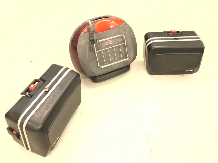 Honda GL 500 SILVERSCHING PC02 - suitcase set suitcase top case with bracket