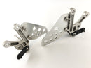 Aprilia RSV 1000 RR Factory [2009] - Driver footrests with holder right and left set-3
