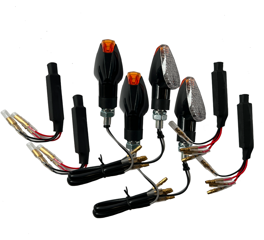4 LED indicators clear resistors [E-mark] - Honda CBR 900RR SC28 SC33 SC50 RR 900 1000
