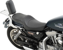 harley-davidson sportster s [DRAG SPECIALTIES] – Flat vinyl double-trough seat-1
