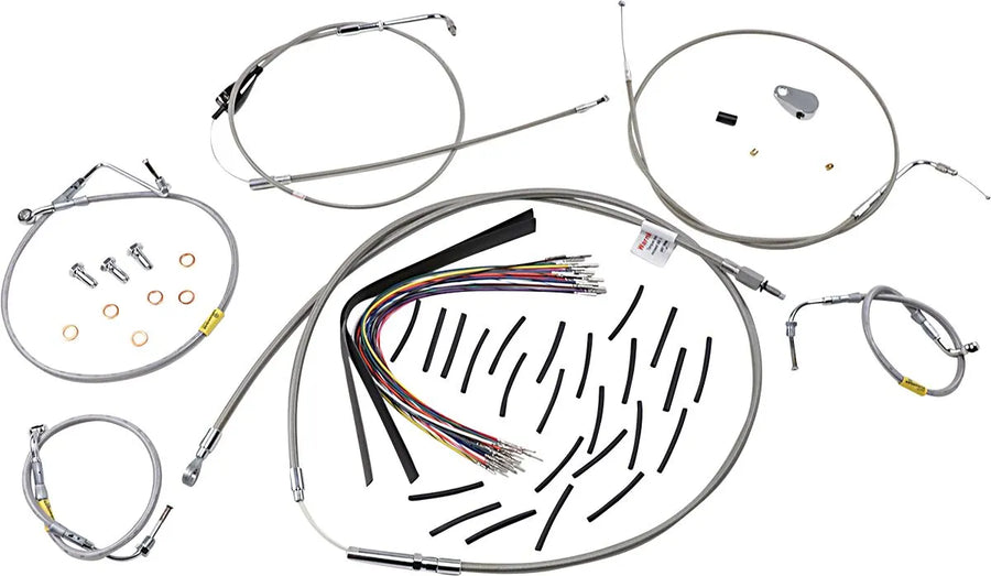 harley davidson touring [BURLY BRAND] - handle fitting set for older touring models with Bagger Bar handlebars