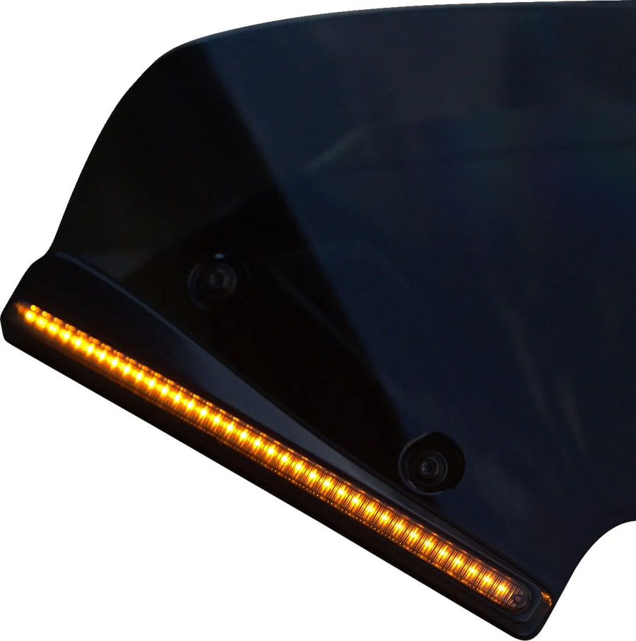 harley-davidson road glide [CUSTOM DYNAMICS] - LED windshield trim with indicators