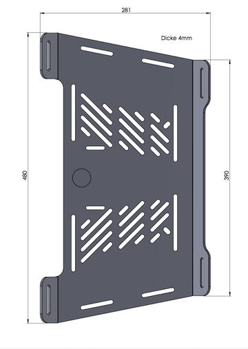 Honda VfR 1200 x Crosstour [2012-2020] - Luggage bridge extension - 0
