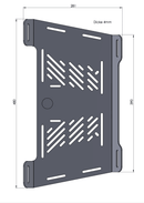 BMW F 650 GS [2004-2007] - luggage bridge extension-2