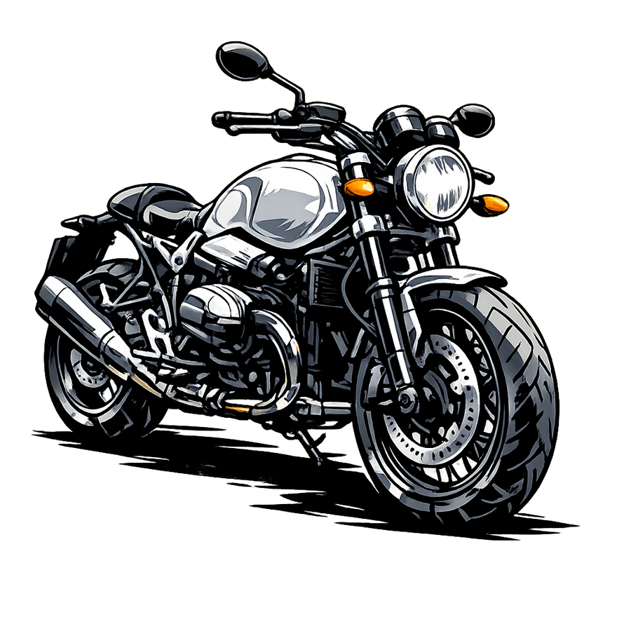 Bmw r ninet pure [T-Shirt] - Manga Neon City - Back Print