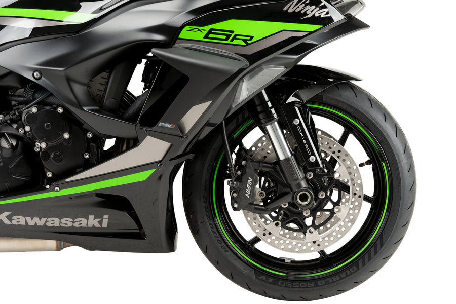 KAWASAKI ZX-6R NINJA [2025] – Race Side Spoiler – Matte Black