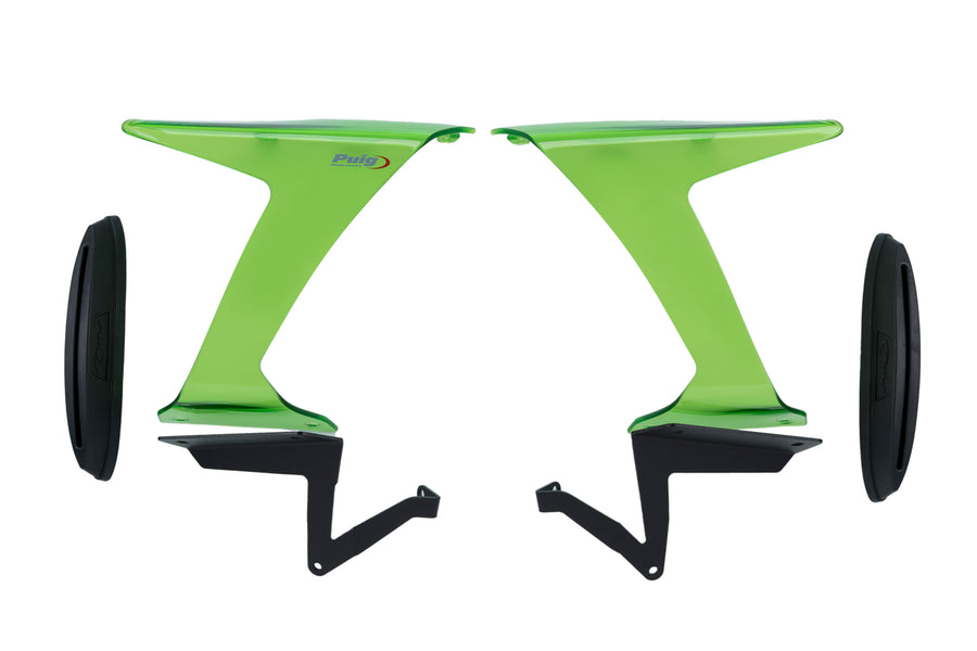 KAWASAKI ZX-6R NINJA [2025] – Race Side Spoiler – Matte Black