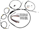 harley davidson touring [BURLY BRAND] - handle fitting set for older touring models with Bagger Bar handlebars-2