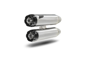 harley-davidson street bob [ZARD] – Overlapped slip-ons silencer for HD-SOFTAIL M8