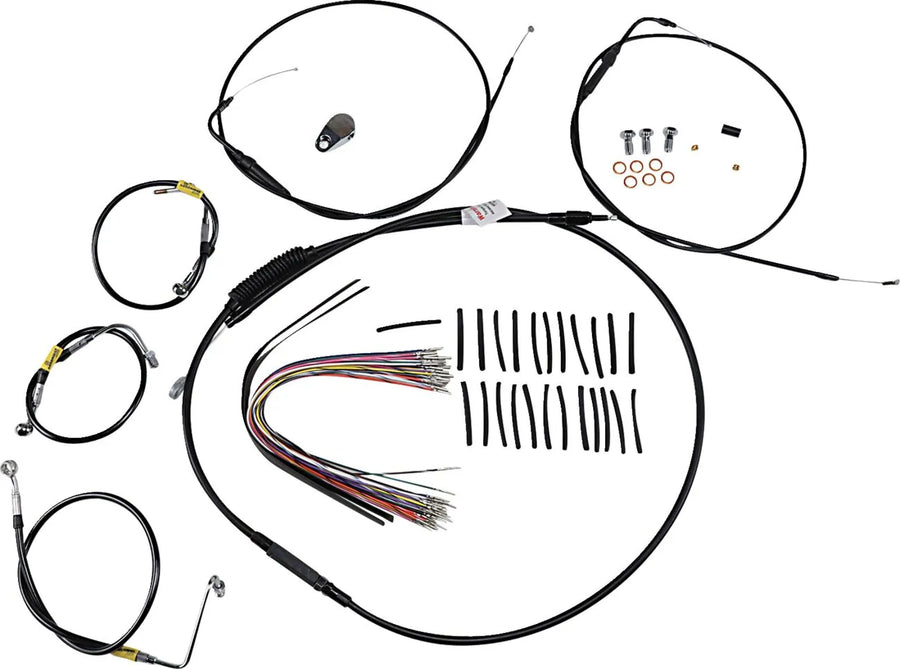 harley davidson touring [BURLY BRAND] - handle fitting set for older touring models with Bagger Bar handlebars