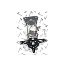 cf moto 650 [ZIEGER] – PRO license plate holder type D-1