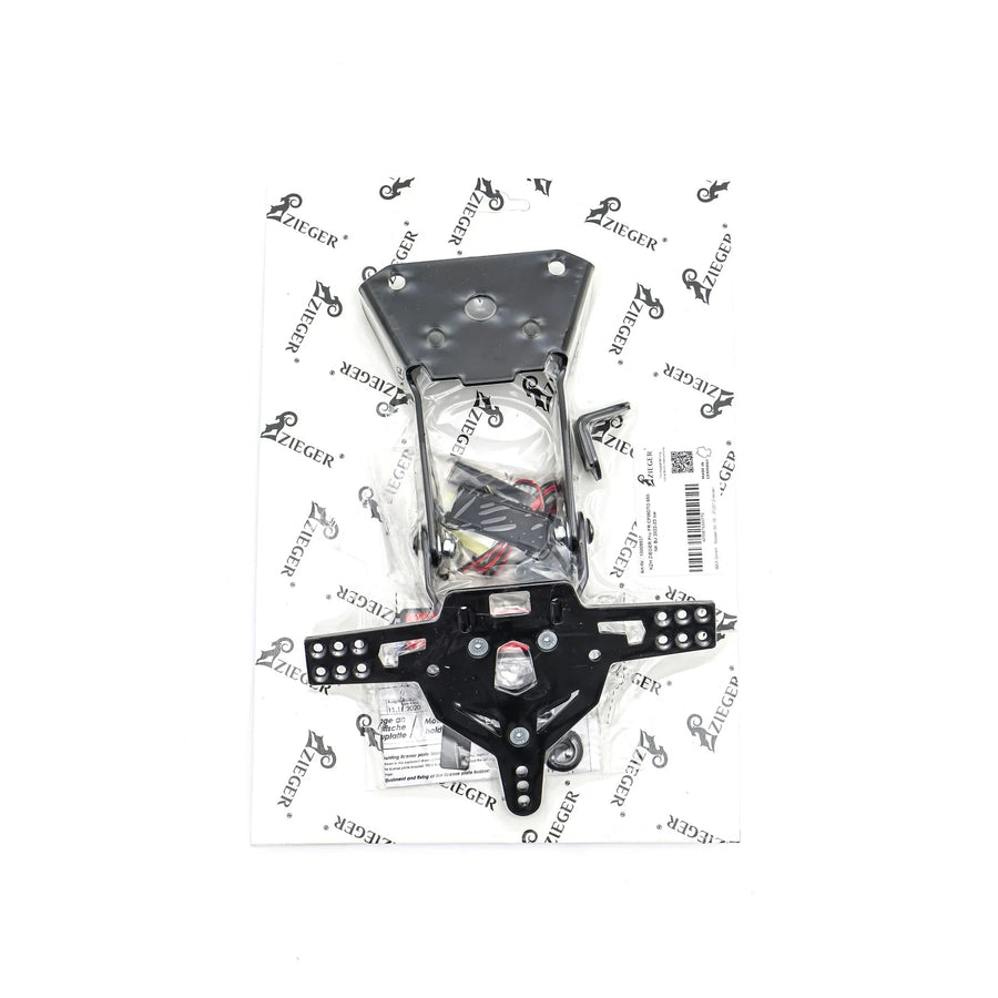 cf moto 650 [ZIEGER] – PRO license plate holder type D