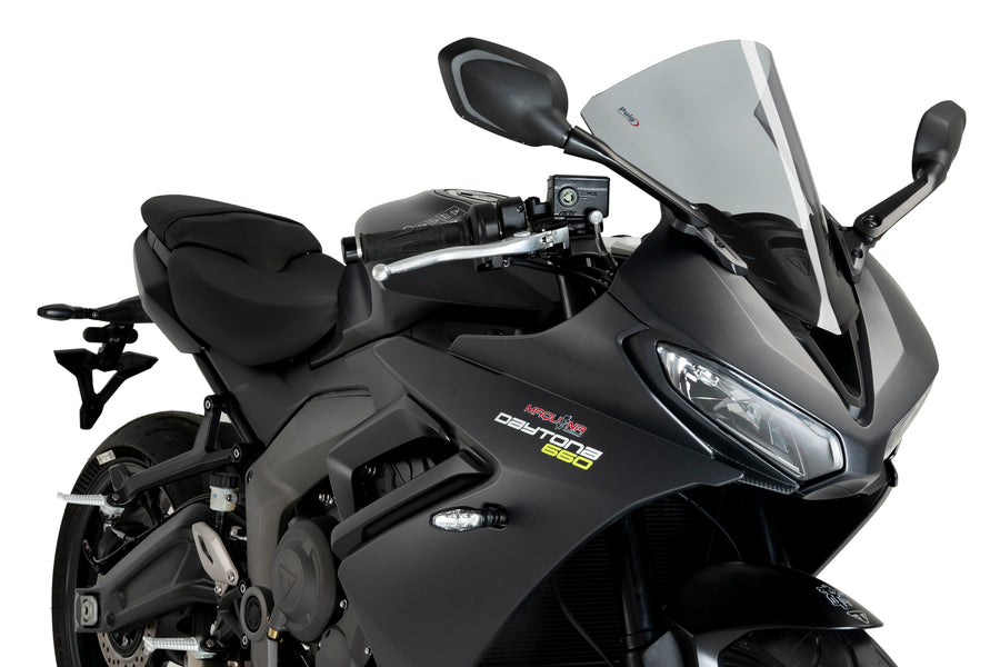 TRIUMPH DAYTONA 660 [2025] – R-Racer screen – heavily tinted
