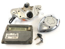 BMW R 1200 C 259C [1998] - Upper fork bridge with lock set and control unit-1