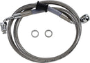 harley davidson flfb [DRAG SPECIALTIES] – Extended stainless steel brake line-1