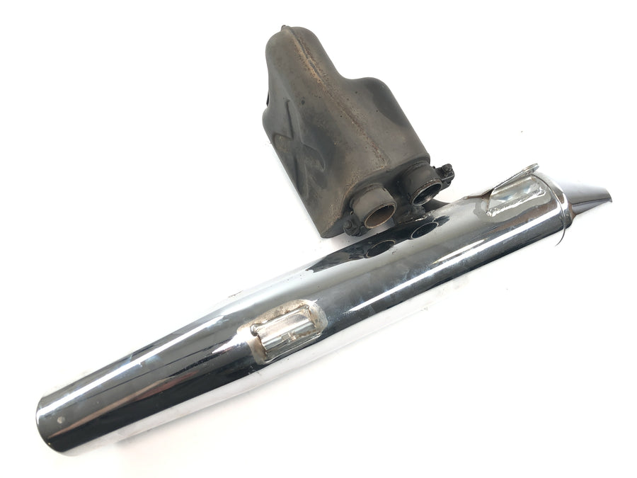 Suzuki Intruder VL 1500 AL [2000] - Exhaust silencer rear silencer chrome cylinder front