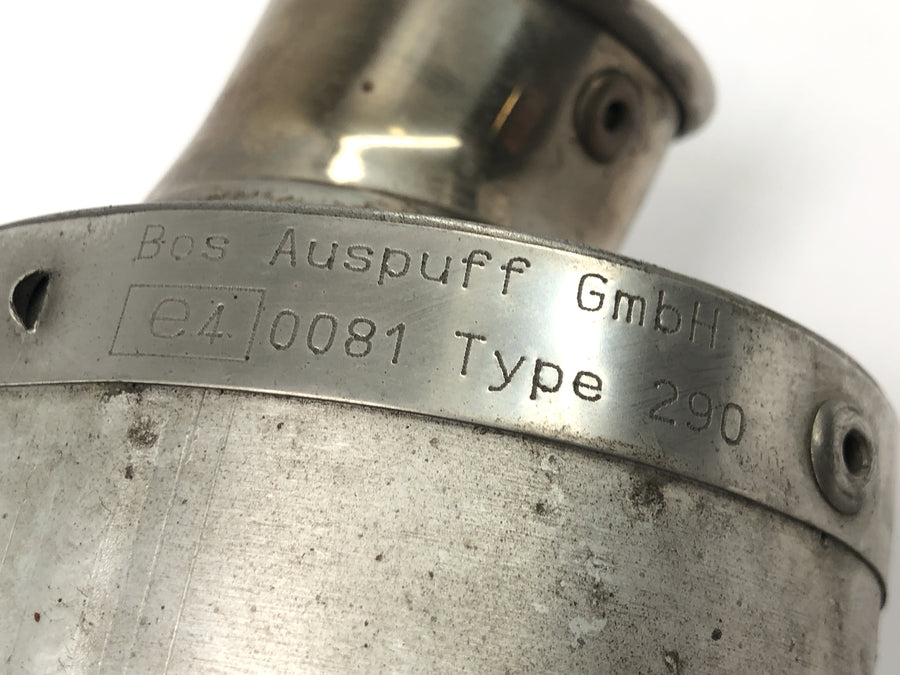 Honda CBR 900 RR Fireblade SC33 [2000] - Silencer with E number Bold on muffler Bos aluminum