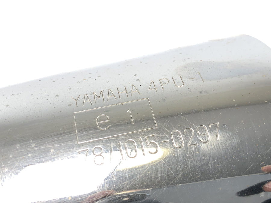 Yamaha XJR 1200 4PU [1996] - Exhaust silencer muffler muffler chrome left