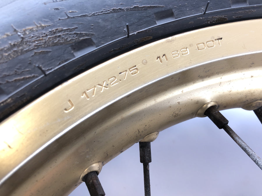 Honda XRV 750 Africa Twin RD04 [1990] - Rear wheel rim 2.75x17" gold