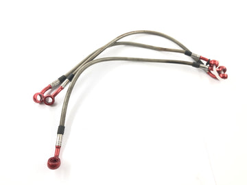 Kawasaki ZRX 1200 S ZRT20A [2001] - Steel braided brake line set at the front - 0
