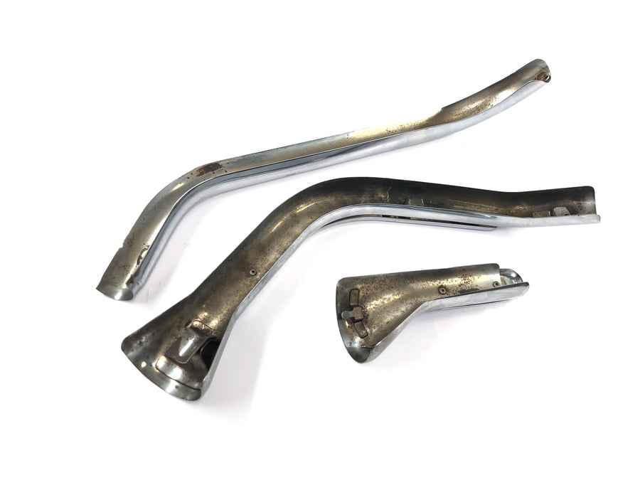 Kawasaki VN 1600 Classic VNT60A [2007] - Exhaust cover manifold cover chrome heat shield exhaust protection