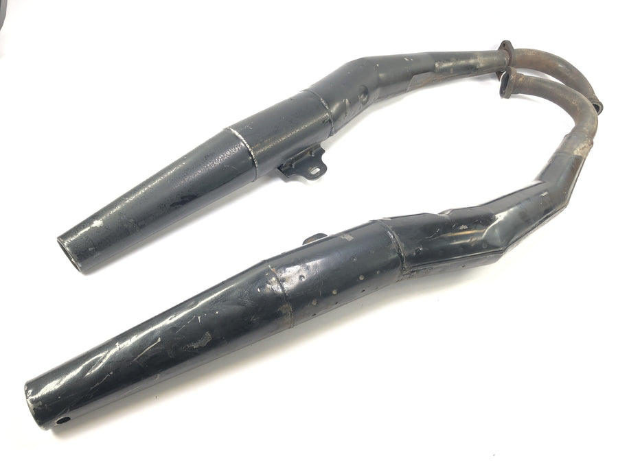Yamaha RD 350 YPVS 31K [1984] - Exhaust silencer set manifold