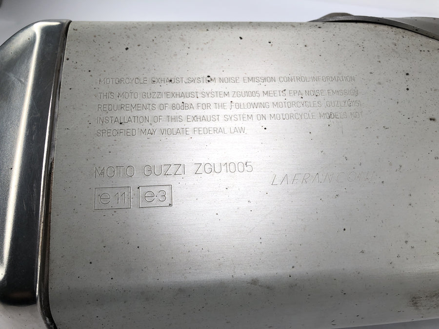 Moto Guzzi Stelvio 1200 4V [2009] - exhaust silencer output system