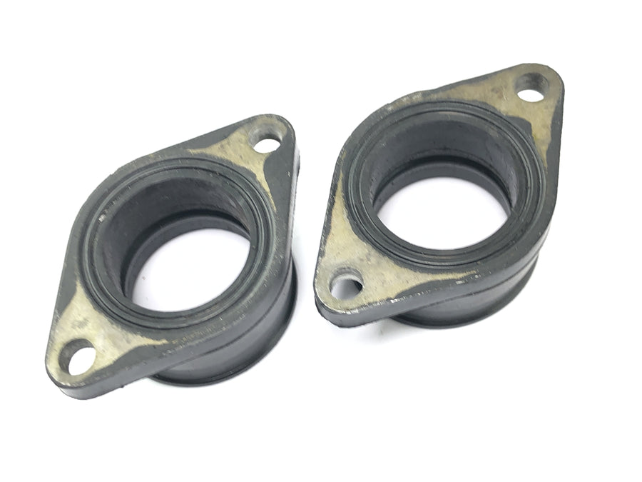 Suzuki RG 250 Gamma GJ21D [1987] - intake manifold inlet rubber carburettor nozzle pair