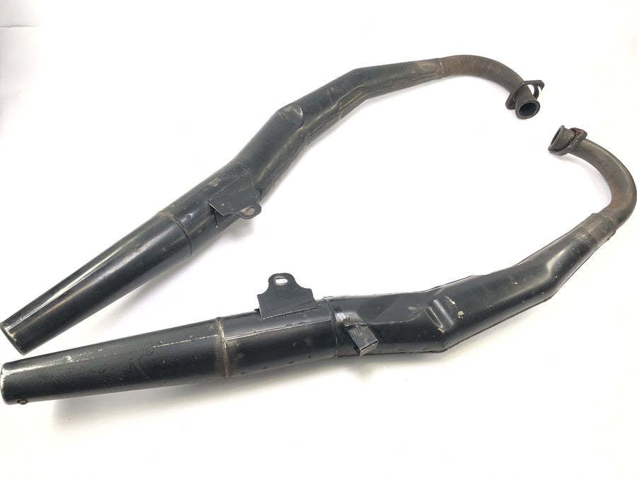 Yamaha RD 350 YPVS 31K [1984] - Exhaust silencer set manifold