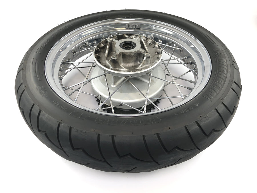 Triumph Bonneville T100 986MF [2012] - Rear wheel rim wheel 3.50 x 17" spoke wheel