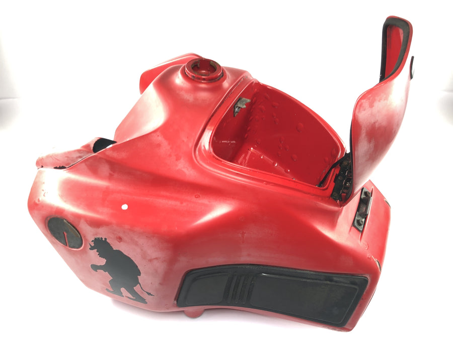 BMW R 100 GS 247E [1991] - Fuel tank petrol tank plastic touring tank red