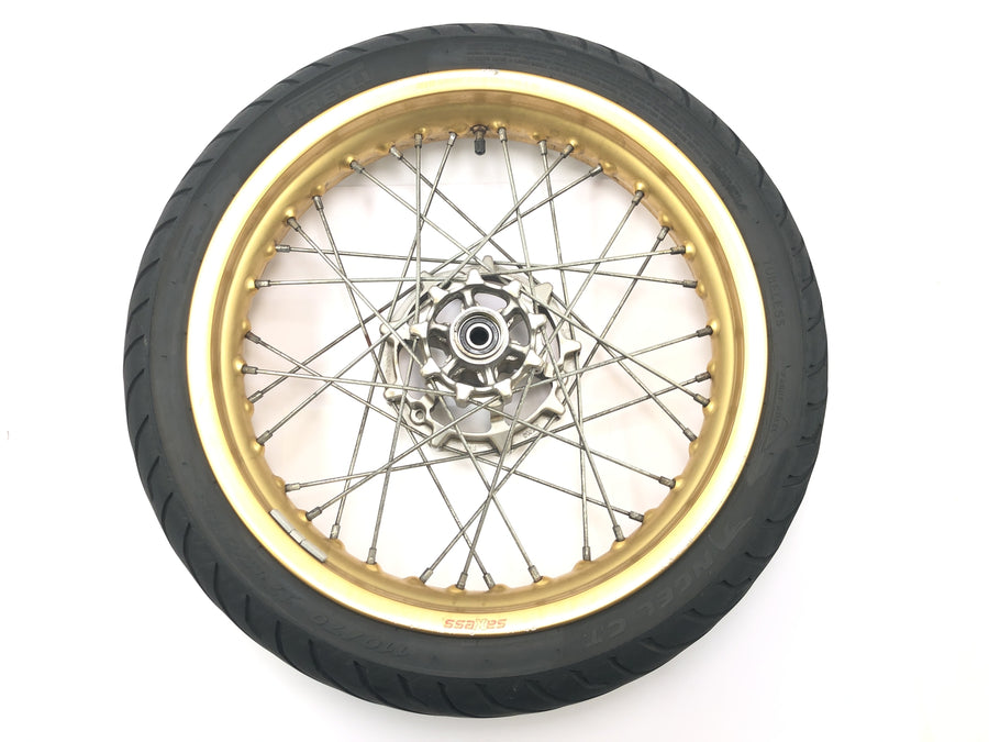 Yamaha WR 125 X DE07 [2010] - front wheel rim wheel spoke wheel 3.00 x 17"