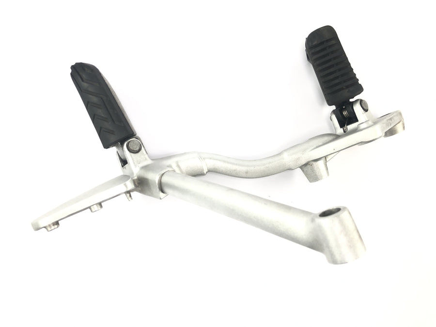 Moto Guzzi Stelvio 1200 8V [2016] - left footrest system, driver footrest and pillion passenger footrest with bracket