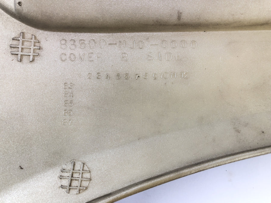 Honda CBX 750 RC17 [1984] - side cover on the right side cladding disguise