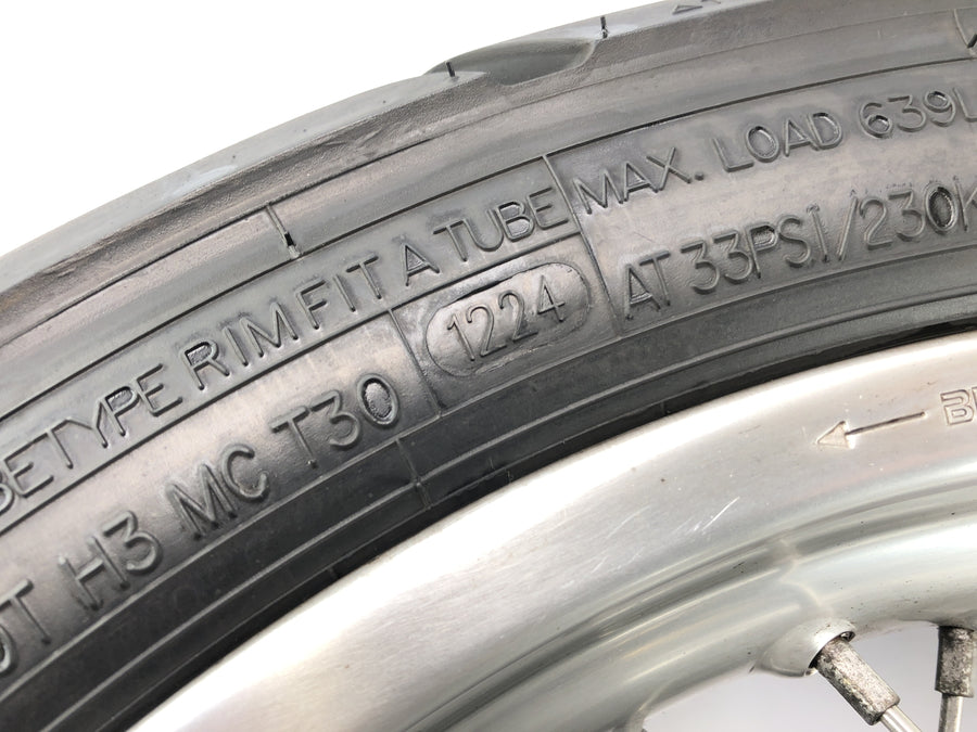 BMW F 650 GS R13 [2002] - rear wheel wheel rim with chain wheel and brake disc 3.0x17 "
