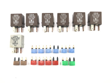 KTM RC 125 [2016] - Relay fuse set, electrical set, relay set, flat fuses - 0