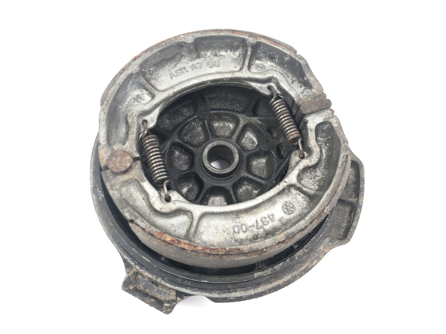 Yamaha DT 175 2K4 [1982] - Brake drum brake hub rear brake anchor plate