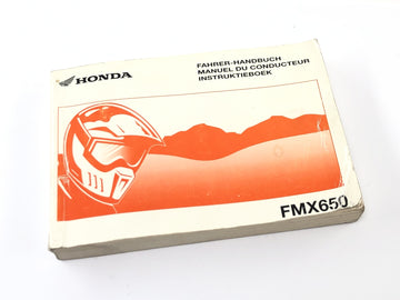 Honda FMX 650 RD12 [2006] - Driver's Manual User Manual User Manual