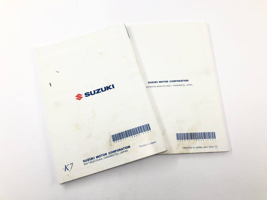 Suzuki GSF 1250 SA Bandit WVCH [2007] - Driver's Manual Owner's Manual Manual