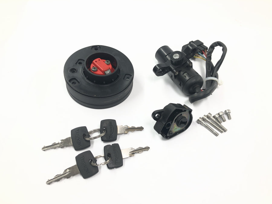 Triumph Tiger 955i 709EN [2003] - Lock set ignition lock tank lock seat lock