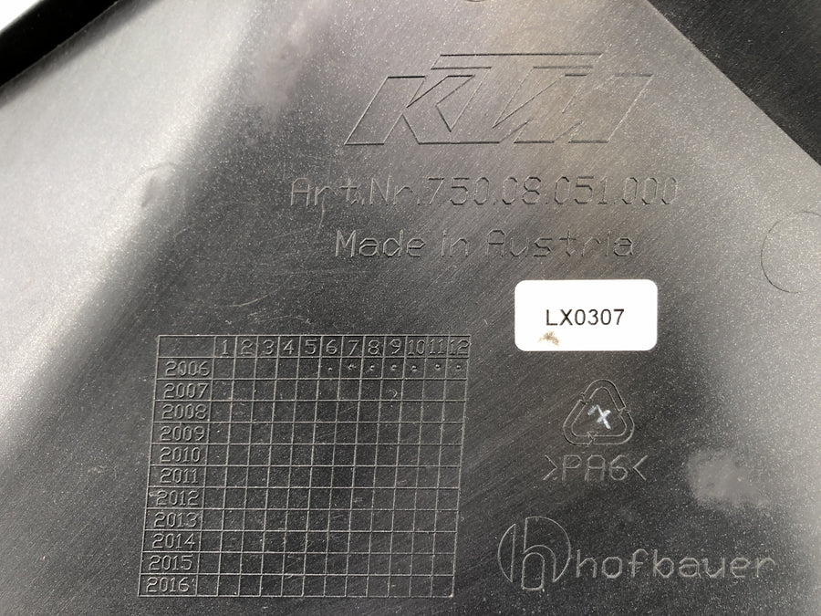 KTM 690 SM Prestige [2007] - Side cladding right cladding disguise part cover right