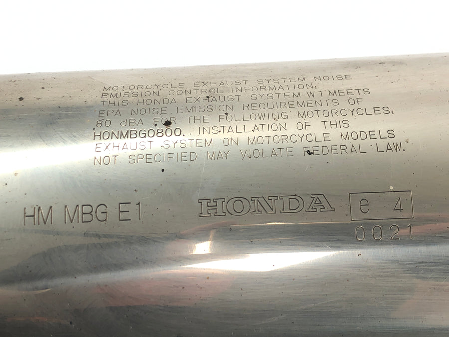 Honda VFR 800 FI RC46 [1999] - Exhaust rear silencer silencer muffler original