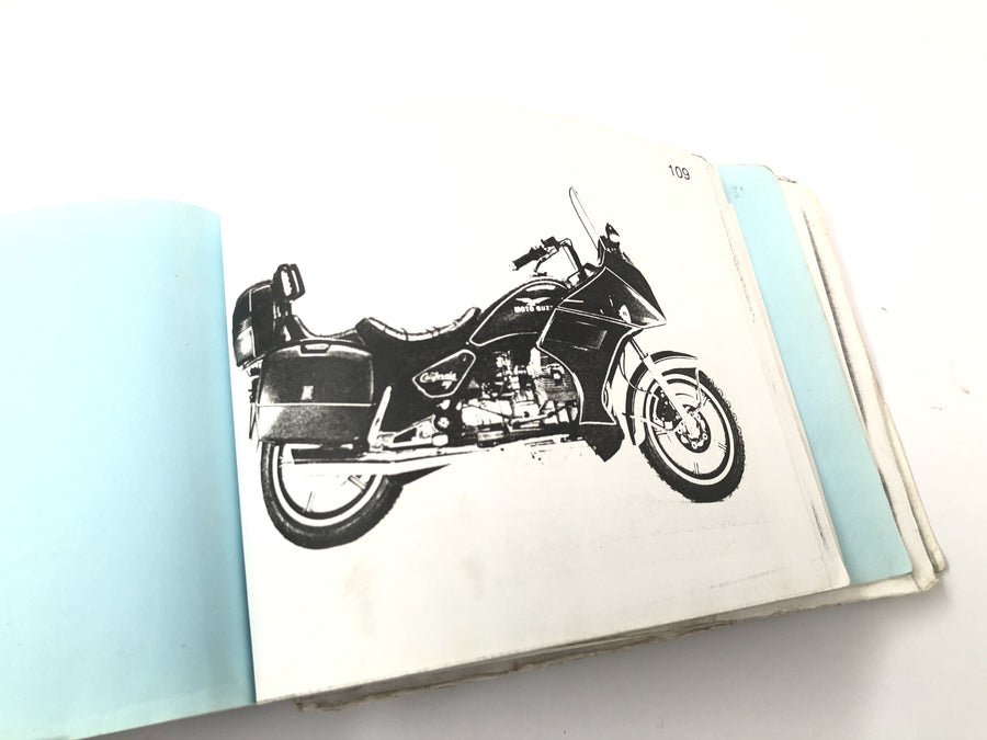 Moto Guzzi California III VY Integrale [1990] - User Manual Manual