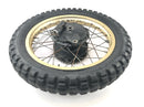 Yamaha XT 500 1U6 [1981] - Rear wheel rim gold spoke wheel 1.85 x 18" with drum brake-5