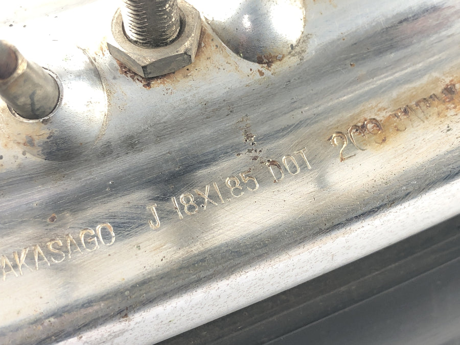 Yamaha DT 175 2K4 [1982] - Rear wheel rim 1.85 x 18" spoke wheel
